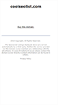 Mobile Screenshot of coolseolist.com